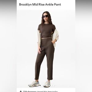 Athleta Brown Ankle Pants